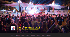 Desktop Screenshot of jazzfestivaldelft.nl